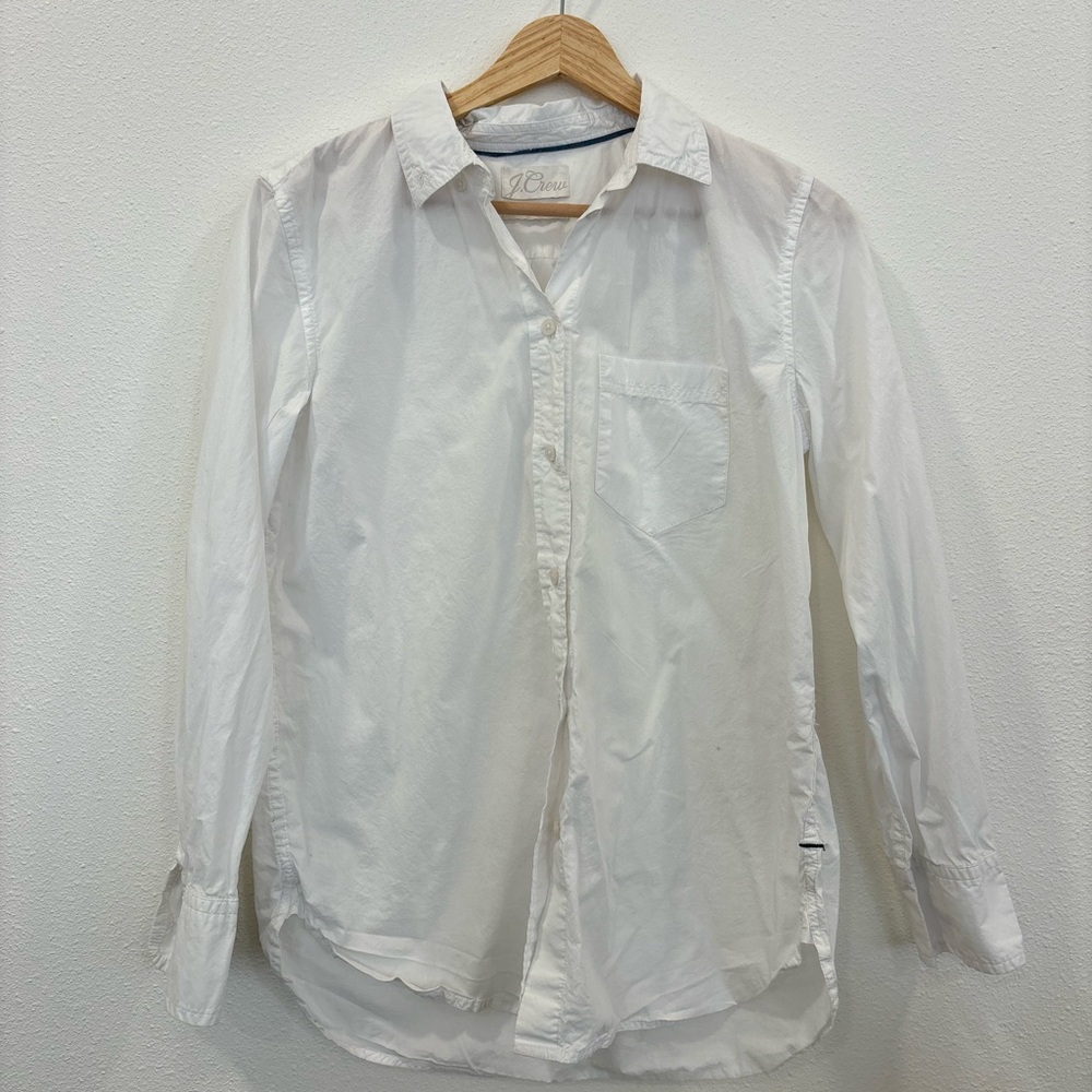 Classic White J.Crew Button Down
